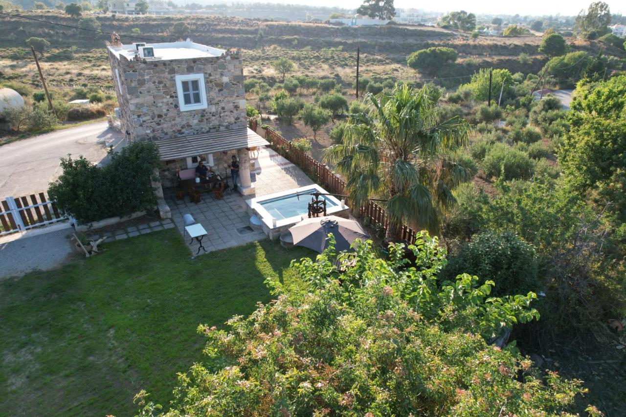 Traditional Kos Villa With Swimming Pool, Lawn Yard And Bbq Екстериор снимка