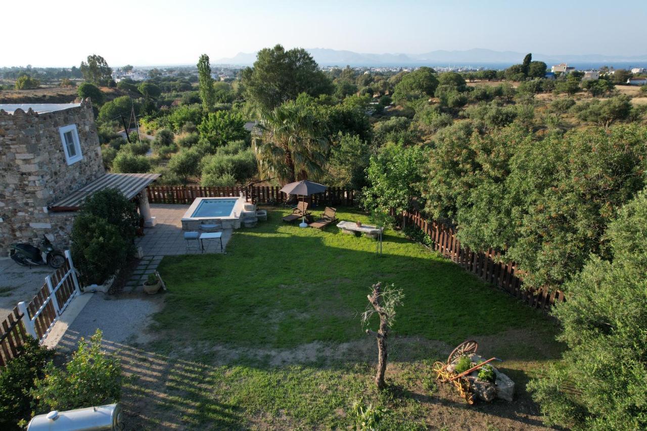 Traditional Kos Villa With Swimming Pool, Lawn Yard And Bbq Екстериор снимка