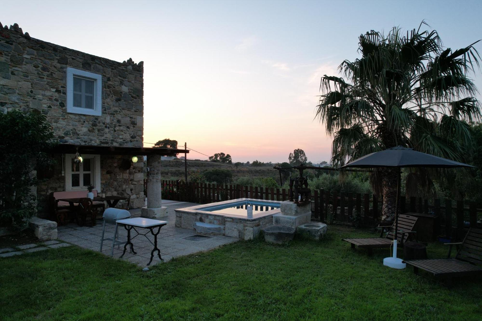 Traditional Kos Villa With Swimming Pool, Lawn Yard And Bbq Екстериор снимка